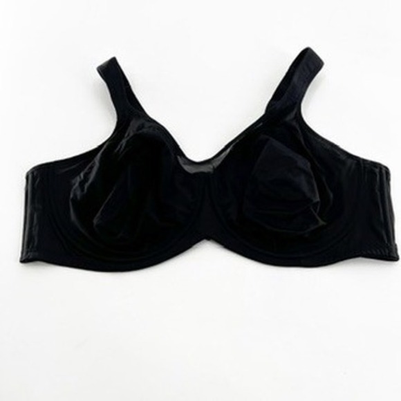 HSIA Black Full Coverage Underwire Bra Size 44DD - Picture 2 of 5